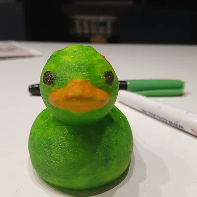 Mô hình chú vịt Zombie (Zombie Duck) in 3D cực đáng yêu và độc đáo