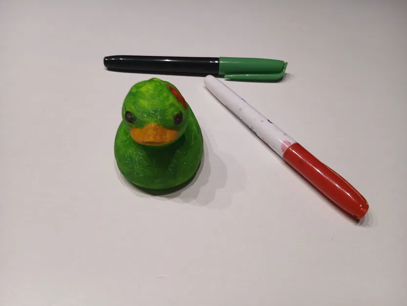 Mô hình chú vịt Zombie (Zombie Duck) in 3D cực đáng yêu và độc đáo - Image 4