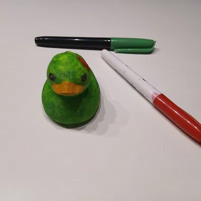 Mô hình chú vịt Zombie (Zombie Duck) in 3D cực đáng yêu và độc đáo