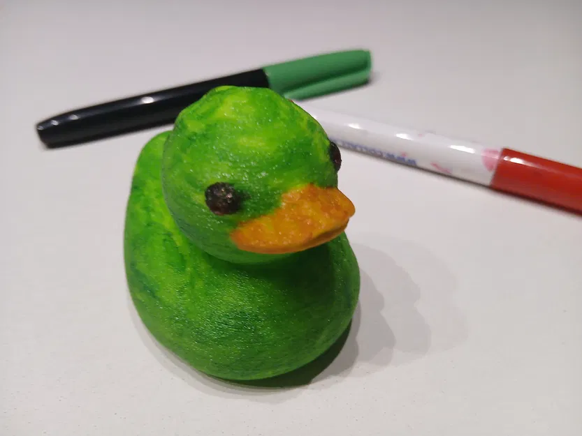 Mô hình chú vịt Zombie (Zombie Duck) in 3D cực đáng yêu và độc đáo - Image 6