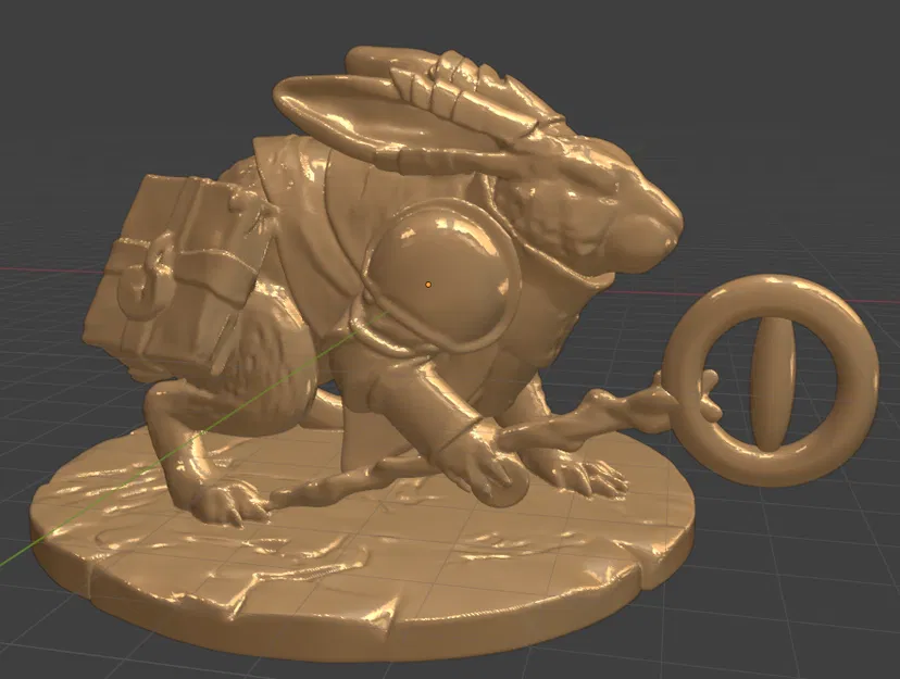 Mô hình 3D thỏ pháp sư The Banishing Bunny Magic Caster siêu chất - Image 1