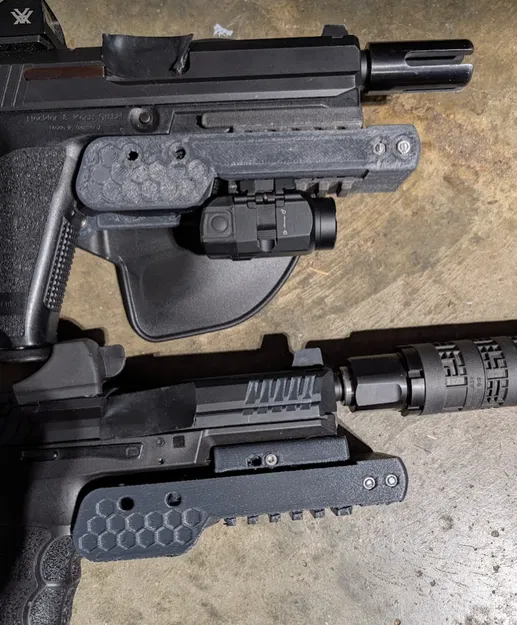 Bao súng tùy chỉnh cho đường ray Picatinny và HK USP - Image 1