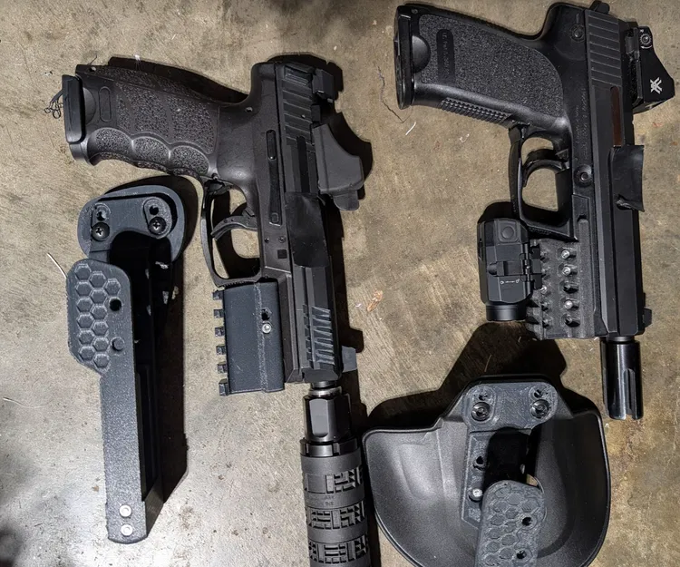 Bao súng tùy chỉnh cho đường ray Picatinny và HK USP - Image 3