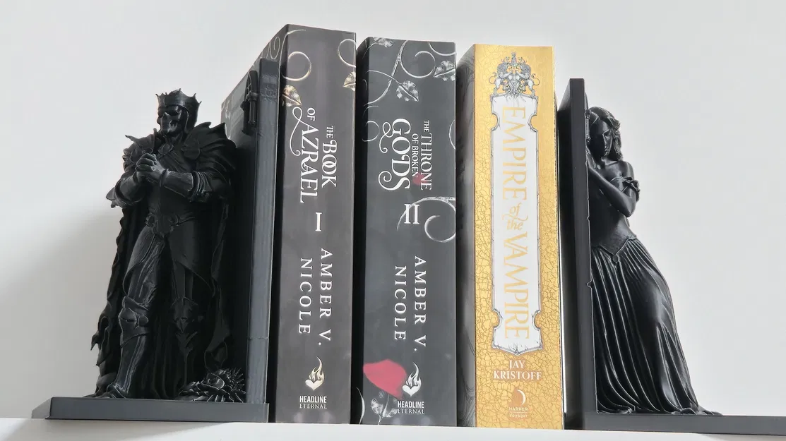 Chặn sách Vua Bộ Xương (Dark King Skeleton Bookend) – Phía bên trái - Image 7