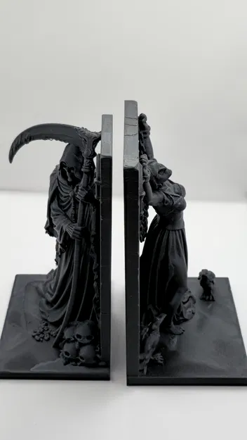 Chặn sách Tử thần (Grim Reaper) - Mẫu chặn sách phía bên trái - Image 3