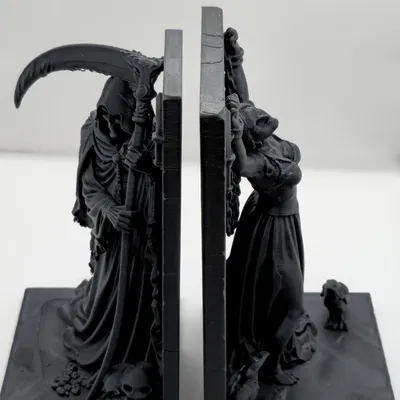 Chặn sách Tử thần (Grim Reaper) - Mẫu chặn sách phía bên trái