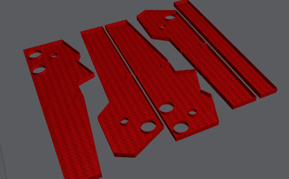 Các mẫu tay khớp họa tiết tổ ong (File STL) - Image 1