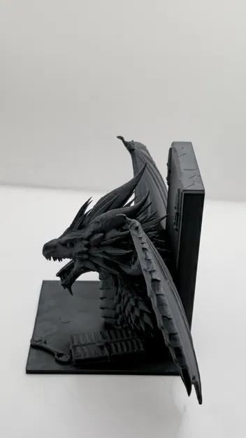 Chặn Sách Rồng – Mô Hình Dragon Bookend Phong Cách Fantasy Hoành Tráng - Image 2
