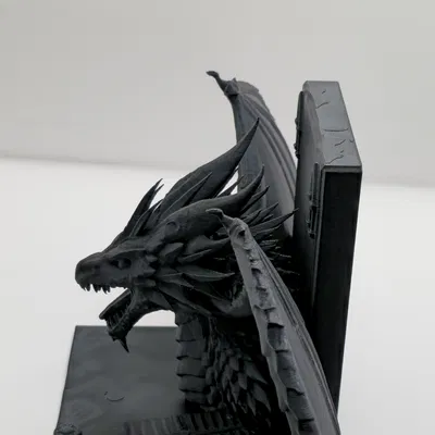 Chặn Sách Rồng – Mô Hình Dragon Bookend Phong Cách Fantasy Hoành Tráng