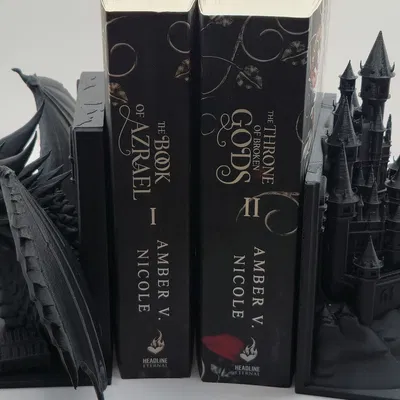Chặn Sách Rồng – Mô Hình Dragon Bookend Phong Cách Fantasy Hoành Tráng