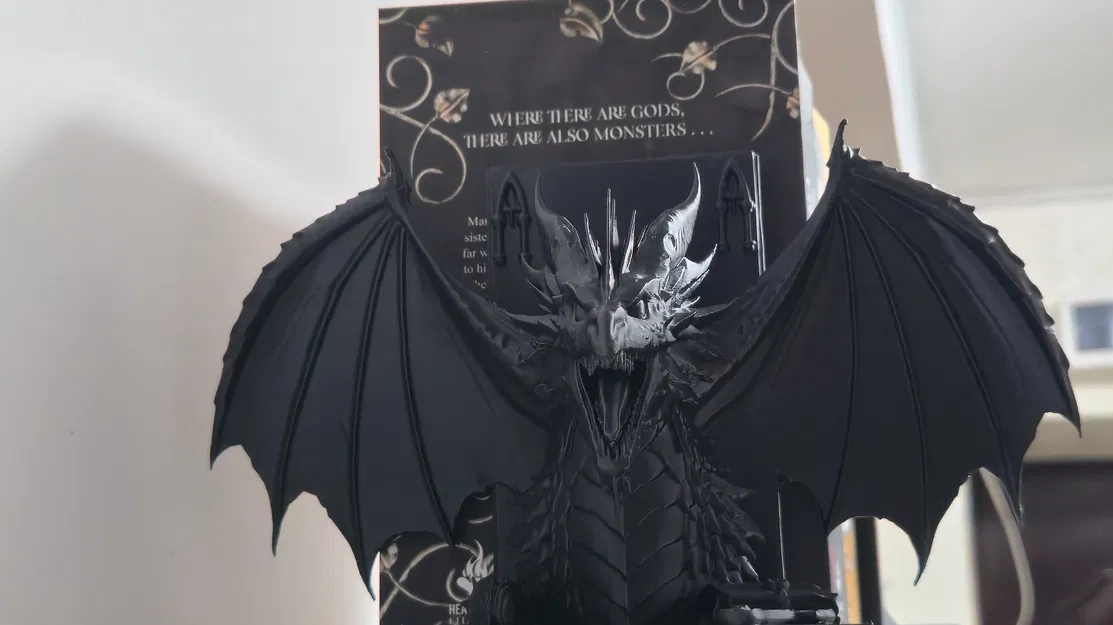 Chặn Sách Rồng – Mô Hình Dragon Bookend Phong Cách Fantasy Hoành Tráng - Image 6