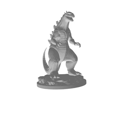 Mô hình Godzilla kèm đế trưng bày