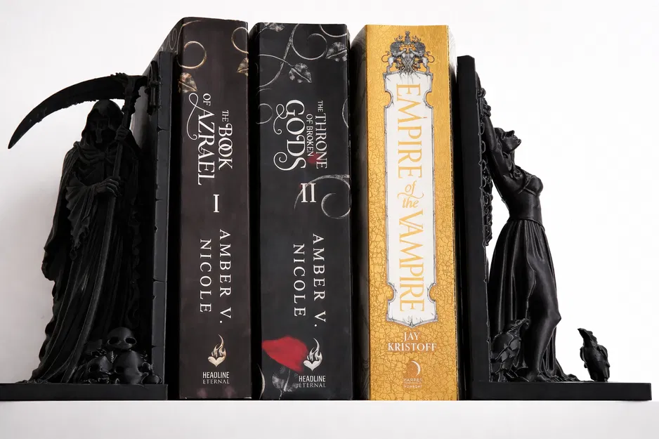 Chặn Sách Gothic U Tối - Tượng Nữ Nhân Bị Xiềng Xích Fantasy - Image 6