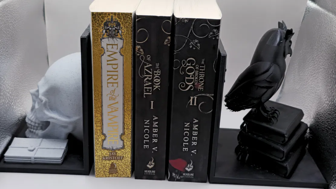 Kẹp sách Cú thông thái – Mẫu trang trí thư viện phong cách Gothic - Image 2