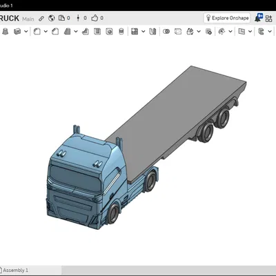 Mô hình xe tải lắp ghép - MODULAR TRUCK