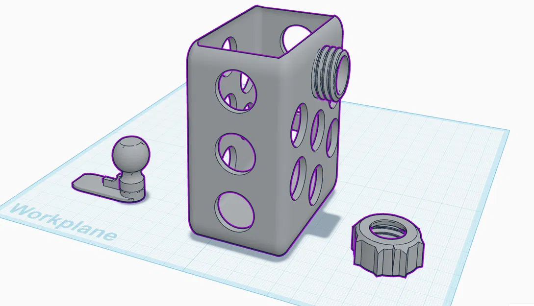Phụ kiện gắn cốc Vape đa năng cho xe Tesla Dash Mount - Image 1