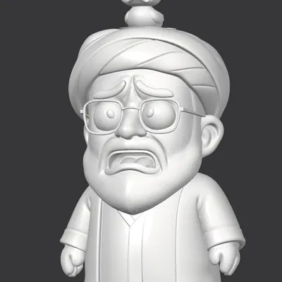 Mô hình 3D New Supreme - Sitting Duck trang trí bàn làm việc