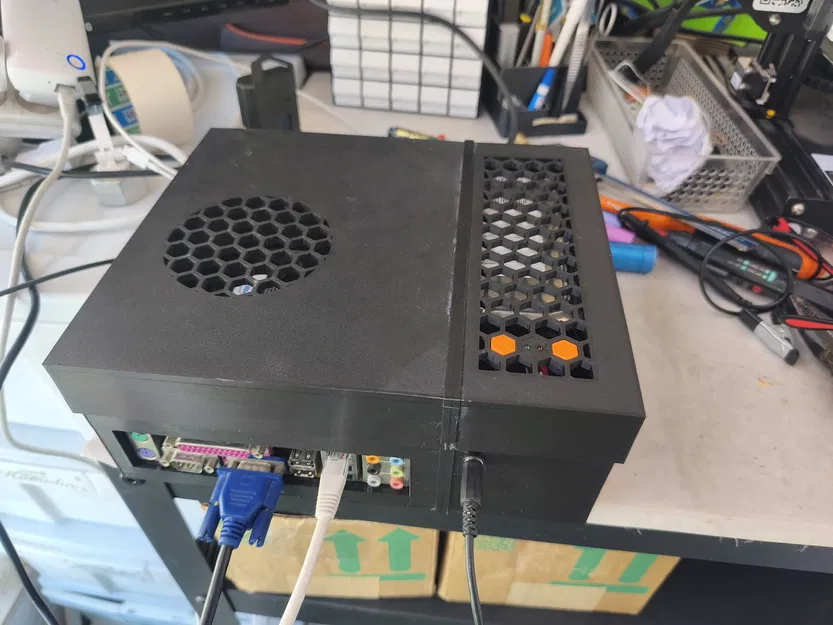 Vỏ Mini Server cho Micro-ATX / ASUS P5KPL-CM (In được trên Ender 3) - Image 1