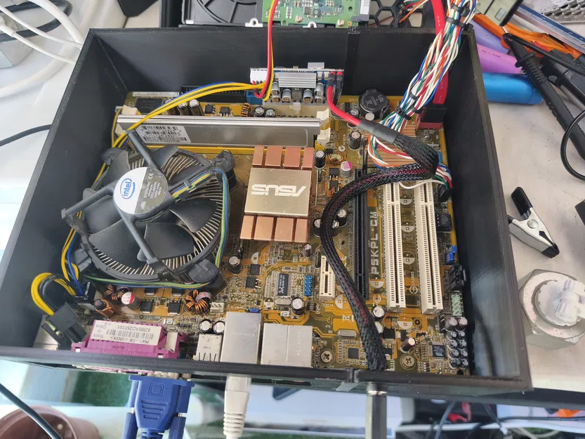 Vỏ Mini Server cho Micro-ATX / ASUS P5KPL-CM (In được trên Ender 3) - Image 3