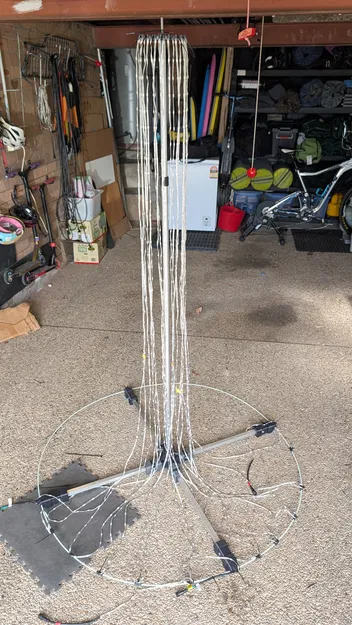 Bộ linh kiện 3D in cấu trúc khung cây thông Noel LED - Image 2