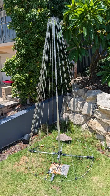 Bộ linh kiện 3D in cấu trúc khung cây thông Noel LED - Image 3