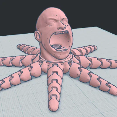 Mô hình Screaming Rocktapus in 3D độc lạ cho người yêu hài hước