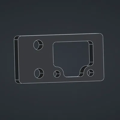 Ngàm gắn công tắc hành trình trục Y cho Elegoo Neptune 3