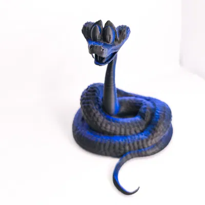 Mô hình 3D nhân vật Gary De'Snake từ Zootopia 2