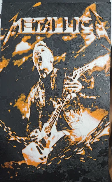 Tranh treo tường Metallica Hueforge - Image 1