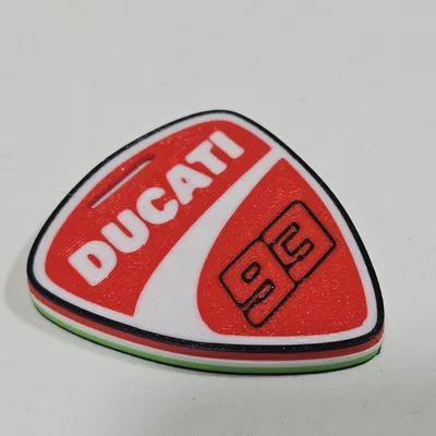 Móc khóa Ducati 93 Tricolore