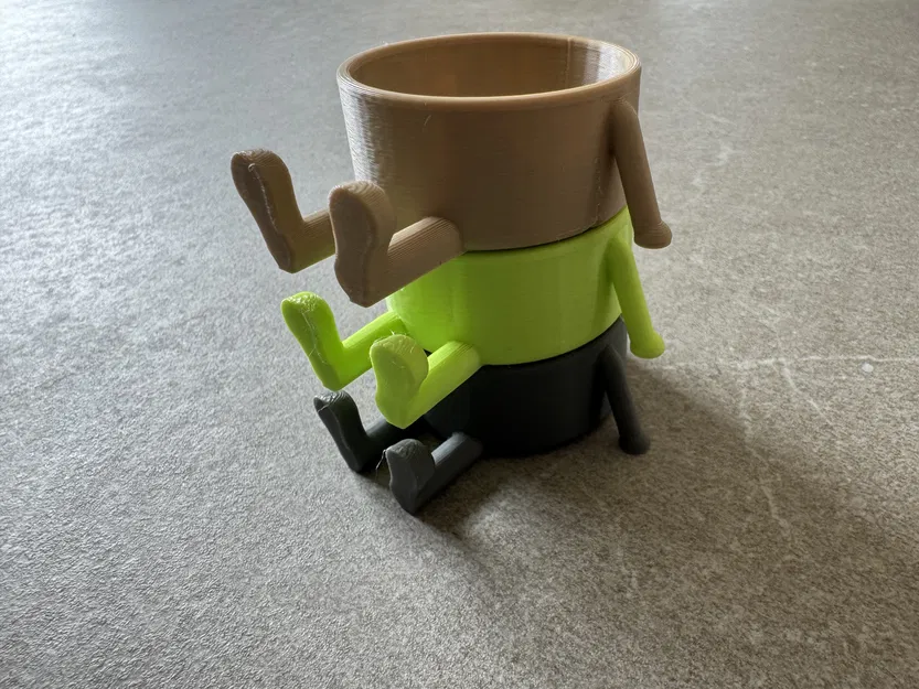 Ly đựng trứng hình người ngộ nghĩnh (Trang trí Phục sinh) – Dễ in - Image 2