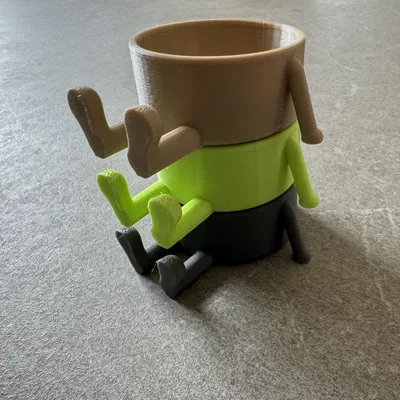 Ly đựng trứng hình người ngộ nghĩnh (Trang trí Phục sinh) – Dễ in