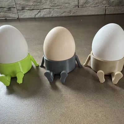 Ly đựng trứng hình người ngộ nghĩnh (Trang trí Phục sinh) – Dễ in