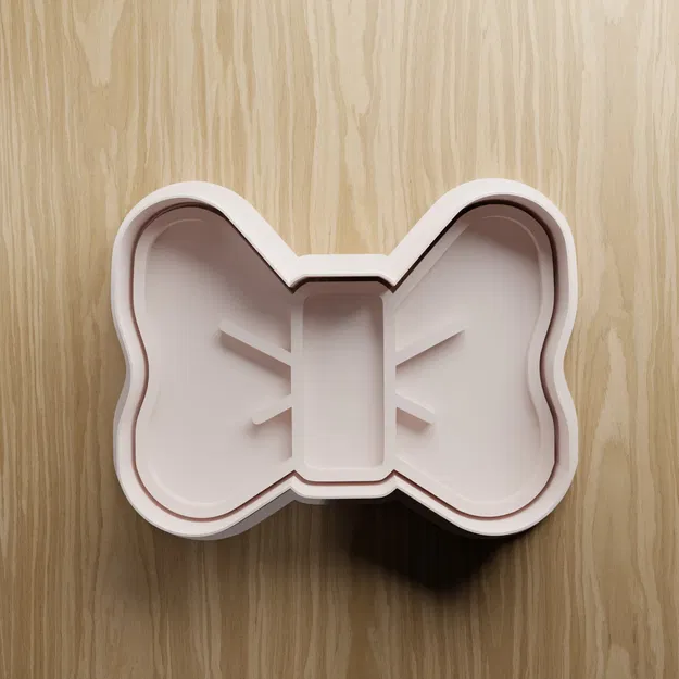 Bộ khuôn cắt bánh quy hình nơ STL | Khuôn cắt Fondant Ruy-băng | File in 3D làm bánh - Image 4