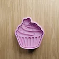 Bộ file STL khuôn cắt bánh quy hình Cupcake | Khuôn Fondant tráng miệng | File in 3D - Thumbnail 2