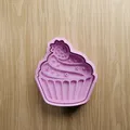 Bộ file STL khuôn cắt bánh quy hình Cupcake | Khuôn Fondant tráng miệng | File in 3D - Thumbnail 4