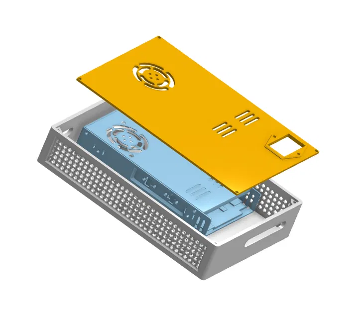 Vỏ hộp in 3D cho bộ nguồn Mean Well 350W siêu bền - Image 1