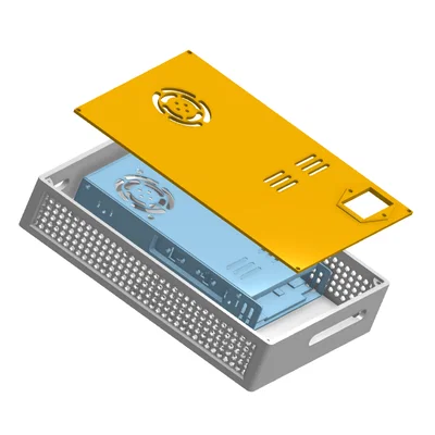 Vỏ hộp in 3D cho bộ nguồn Mean Well 350W siêu bền