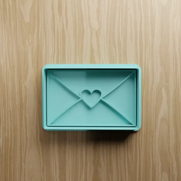 Bộ sưu tập khuôn cắt bánh quy hình quà tặng & phong bì (File STL in 3D) - Image 5