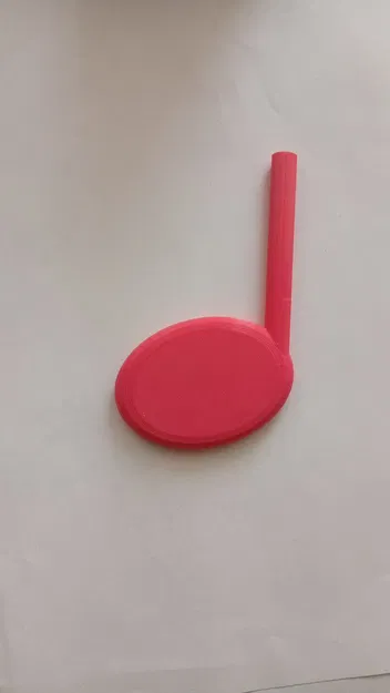 Mô hình trang trí nốt nhạc đen (Quarter note) in 3D dễ thương - Image 1