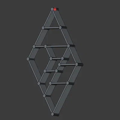 Hệ thống kệ trưng bày hình học dạng mô-đun