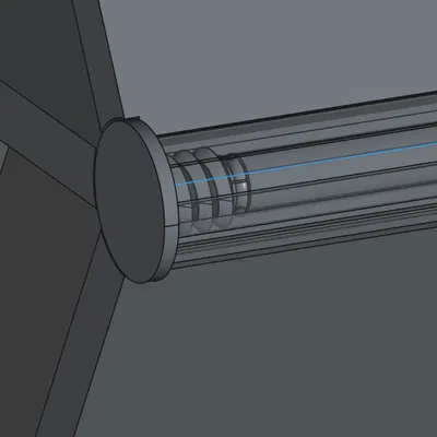 Hệ thống kệ trưng bày hình học dạng mô-đun