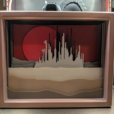 Mô hình Shadowbox Luthadel (Mistborn)