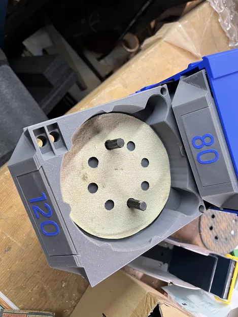 Khay Đựng Giấy Nhám Đĩa 5 inch (125mm) Có Thể Xếp Chồng - Image 6