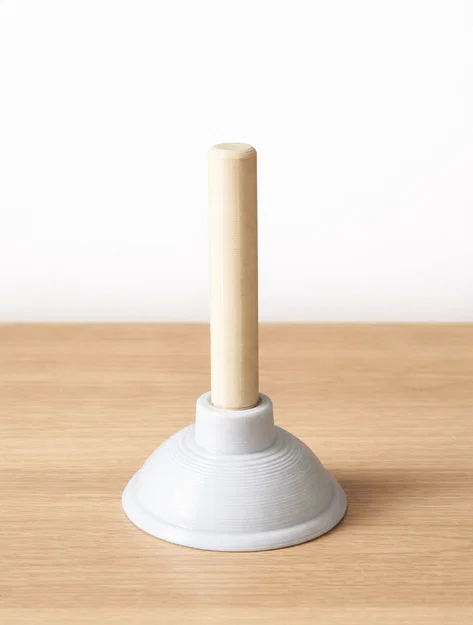 Dụng cụ thông bồn cầu (Toilet Plunger) in 3D - Image 1