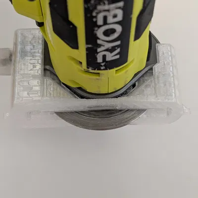 Nắp chắn bụi và ống nối máy hút cho máy cắt mini Ryobi, bản thử nghiệm