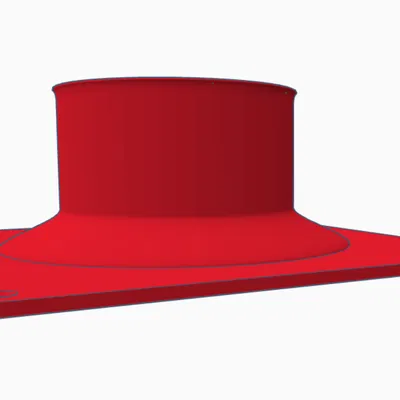 Mặt bích 4 inch cho ống thông gió thùng che với tùy chọn nén 2 mặt