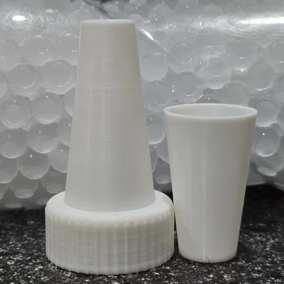 Nắp tiếp đạn Gelblaster thông minh cho chai nước - Tự in 3D