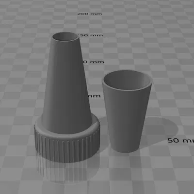 Nắp tiếp đạn Gelblaster thông minh cho chai nước - Tự in 3D