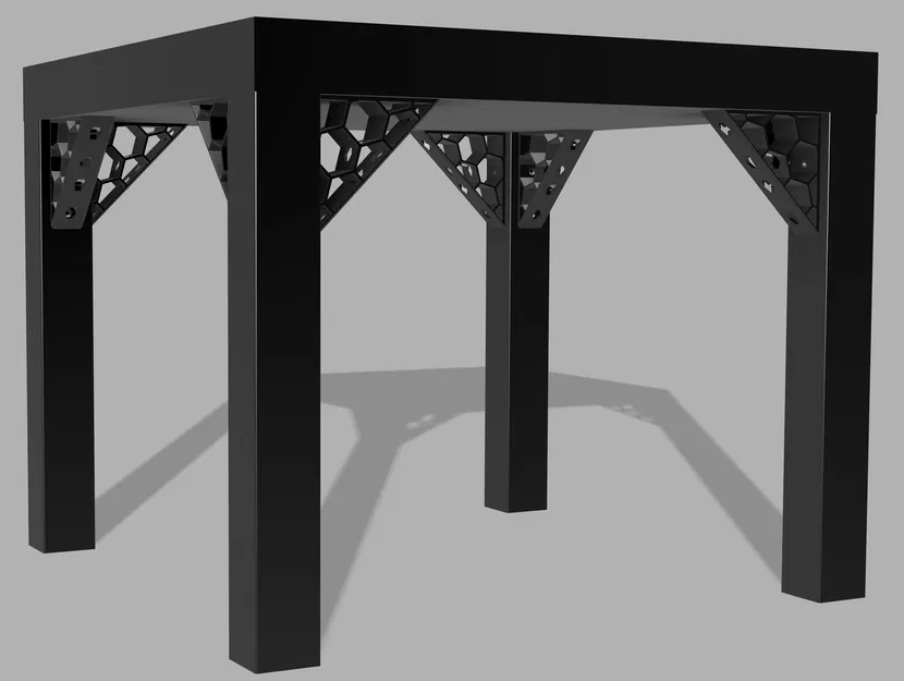 Ke góc tăng cứng IKEA LACK cho bàn đặt máy in 3D cực chắc chắn - Image 1